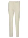 Max Mara Belt-loop Casual Pants In White