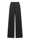 Max Mara Navigli Over Trousers In Black