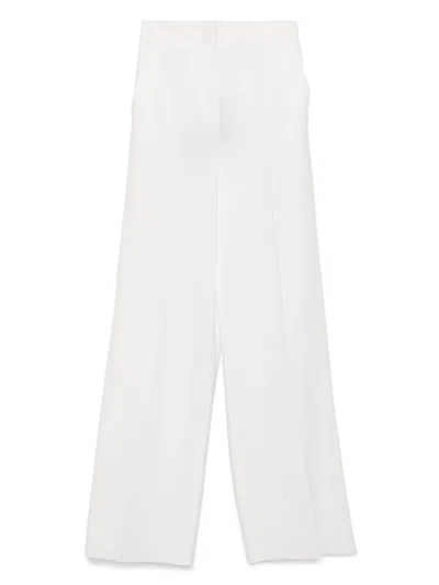 Max Mara Pianoforte Women Abetone Trousers In White
