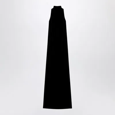 Max Mara Pianoforte Women's Satin Velvet Long Dress