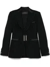 Max Mara Virgin Wool Tassel-fastened Blazer