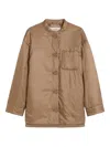Max Mara Picasso Buttoned Pocket Jacket In Brown