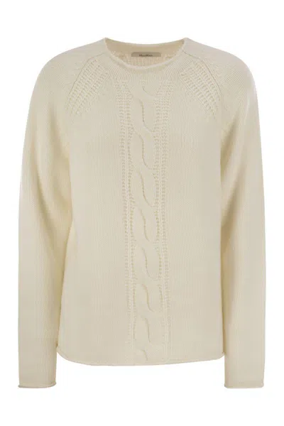 Max Mara Pico Cashmere Sweater In Sand