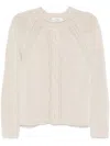 Max Mara Pico Sweater In Neutrals