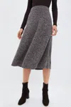 Max Mara Piega Skirt In Dark Brown In Brown