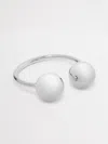 Max Mara Piercing Bracelet In Palladium