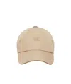 Max Mara Piercing Detail Baseball Cap In Nude