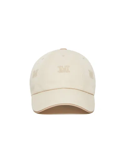 MAX MARA MAX MARA LOGO EMBROIDERED BASEBALL CAP