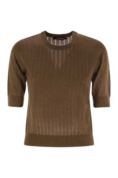 Max Mara Pila - Wool And Silk Sweater With Sequins
