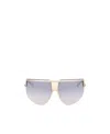 Max Mara Pilot Frame Sunglasses In White