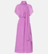 Max Mara Pineta Silk Georgette Maxi Dress