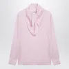 Max Mara Pink Blouse In Silk Charmeuse In Pink