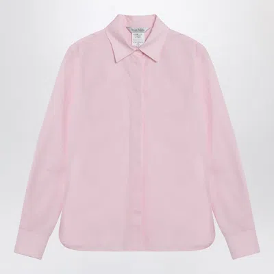 Max Mara Pink Cotton Poplin Shirt