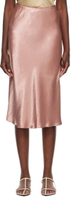 Max Mara Pink Flared Midi Skirt In 069 Pink