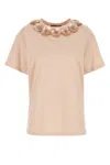 Max Mara Pastel Pink Jersey Gennaio T-shirt In Nude