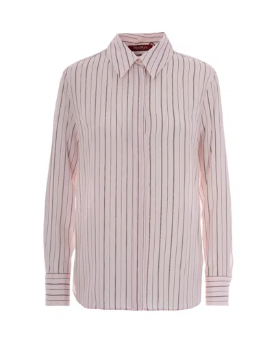 Max Mara Pink Regular Stripes Shirt