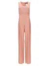Max Mara Pink Tropea Jumpsuit In Pink