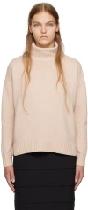 Max Mara Pink Vented Sweater In 017 Pink