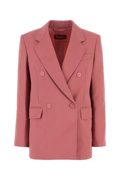 Max Mara Pink Wool Lamella Blazer