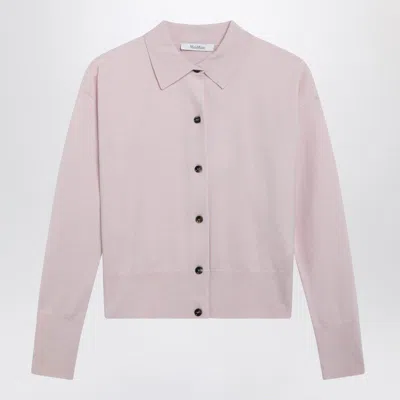 Max Mara Pink Wool-blend Cardigan
