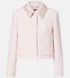 Max Mara Sequin-embellishment Blazer In Pink
