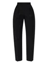 Max Mara Women Pinstripe Pants In Black