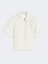 Max Mara Short Shirt Jacket In White