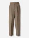 Max Mara Pinstripe Trousers In Brown