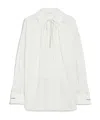 Max Mara Saletta Blouse In White