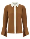 Max Mara Pio Shirt And Blouse Brown In Brown
