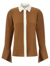 Max Mara Pio Shirt And Blouse Brown In Brown