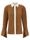 Max Mara Brown Pio Shirt In Brown