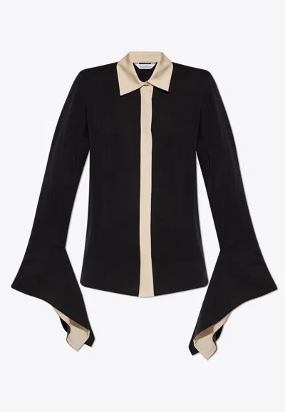 MAX MARA PIO SILK CHARMEUSE SHIRT