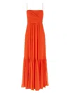 Max Mara 'pioppo' Dress In Orange