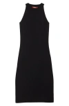 Max Mara Pirenei Racerback Dress In Black