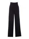 Max Mara Navy Bue Bacca1234 Trousers In Blue
