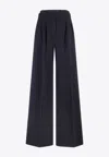 Max Mara Blue Piroghe Trousers In Blue