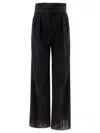 Max Mara Women's "piroghe" Pinstriped Trousers