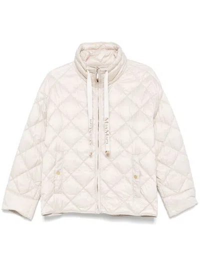 Max Mara Pisoft Jacket In Sand