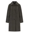 Max Mara Pitone Chocolate Coat In Multi