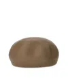Max Mara Pitti Camel Beret In Brown