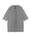 Max Mara Plaid Blouse In Black