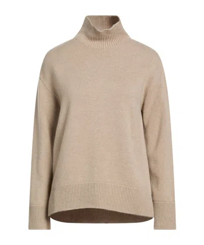 Max Mara Plain Color Polo Necks In Off White