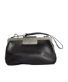 Max Mara Plain Colour Handbags In Black