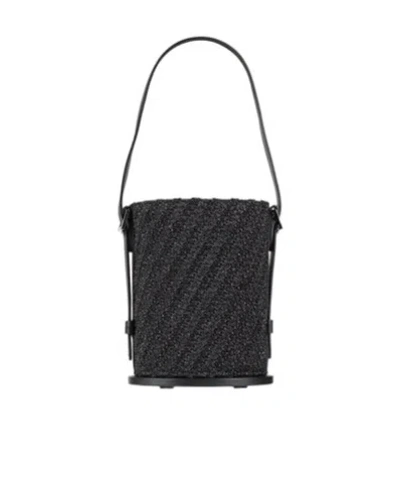 Max Mara Plain Colour Handbags In Black