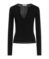 Max Mara Black Urlo Silk-cashmere Pullover In Black