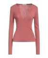 Max Mara Plain Colour Jumpers In Brown