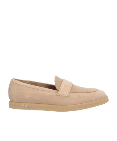 Max Mara Plain Colour Loafers In Multi