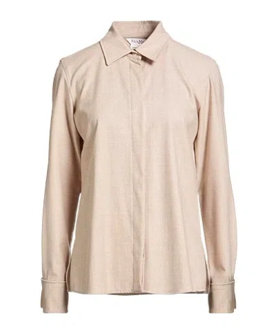 Max Mara Plain Colour Shirts In Neutral