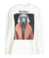 Max Mara Plain Colour Sweatshirts In White